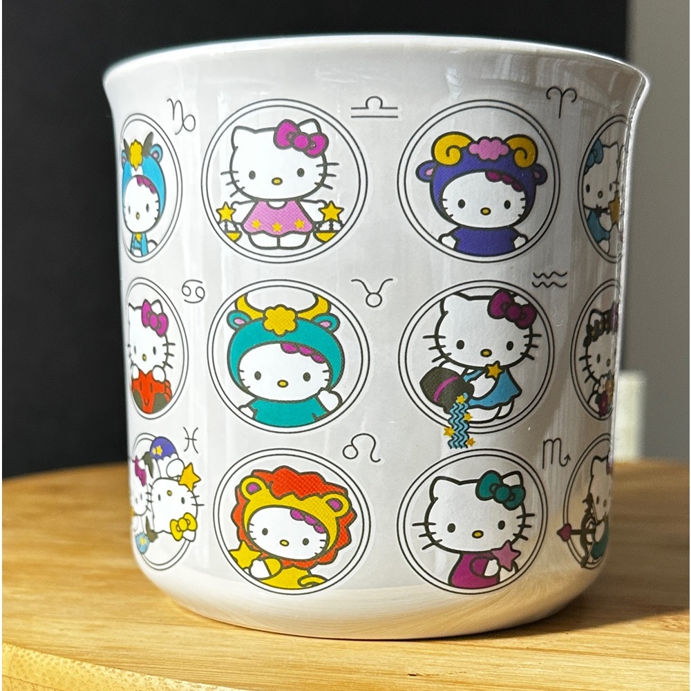 New: Hello Kitty Zodiac signs Ceramic Camper Mug